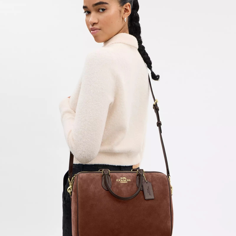 Coach Large Suede Rowan